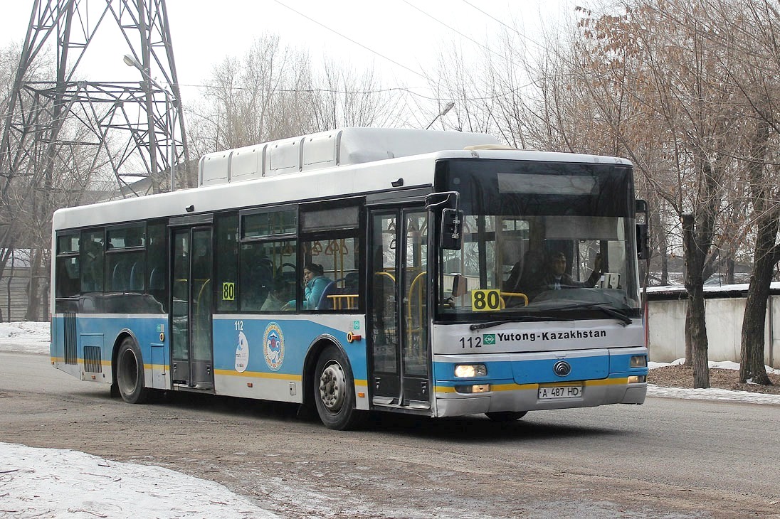 Алматы, Yutong ZK6120HGM № 112