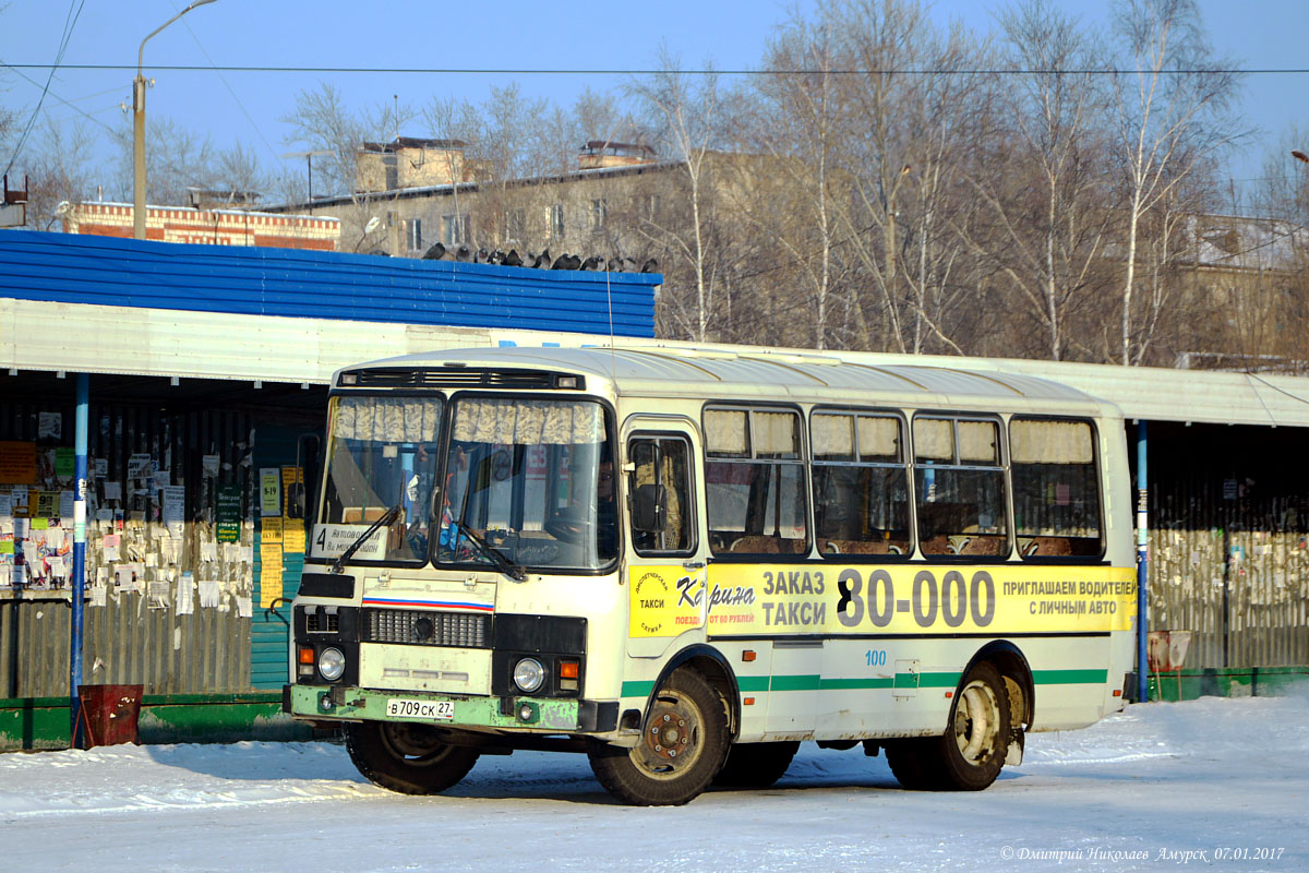 Хабаровский край, ПАЗ-32053 № 100