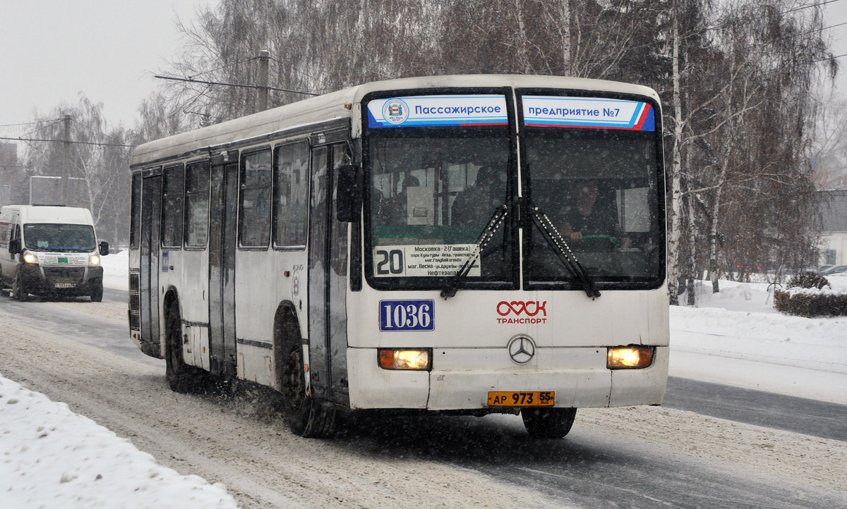 Омская область, Mercedes-Benz O345 № 1036