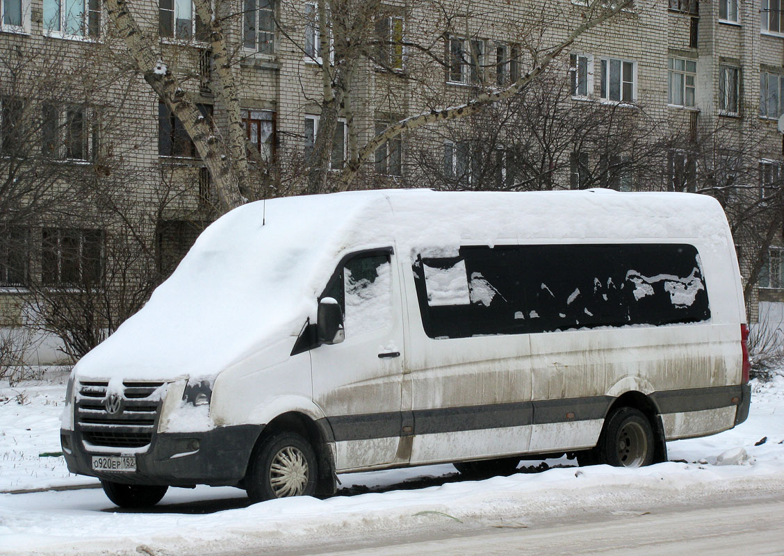 Нижегородская область, Volkswagen Crafter № О 920 ЕР 152