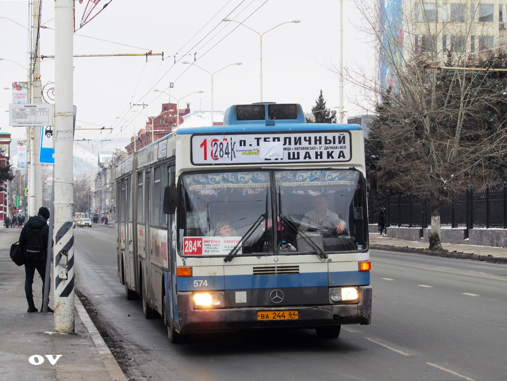 Саратовская область, Mercedes-Benz O405G № ВА 244 64