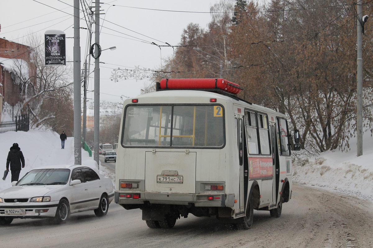 Томская область, ПАЗ-32054 № К 791 НС 70