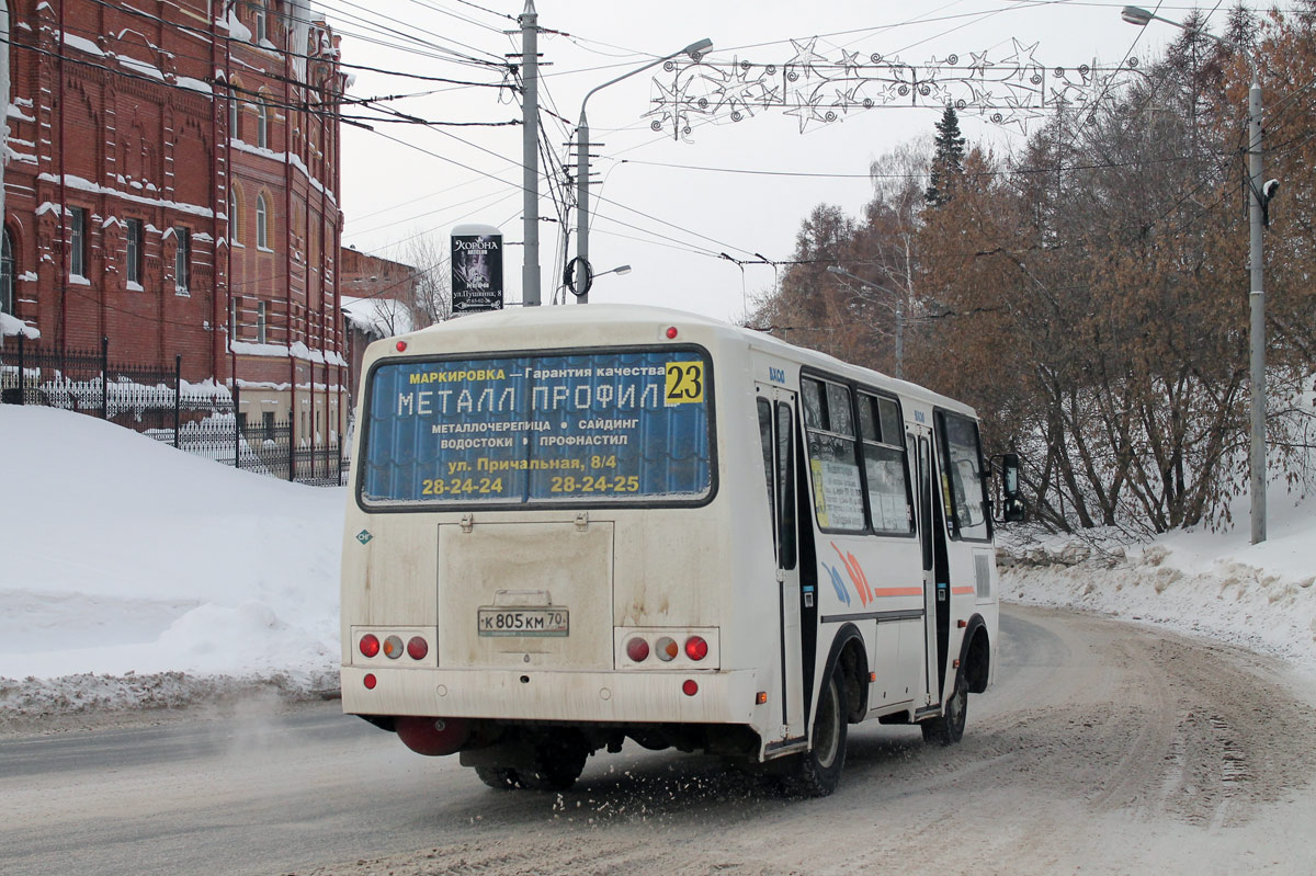 Томская область, ПАЗ-32054 № К 805 КМ 70