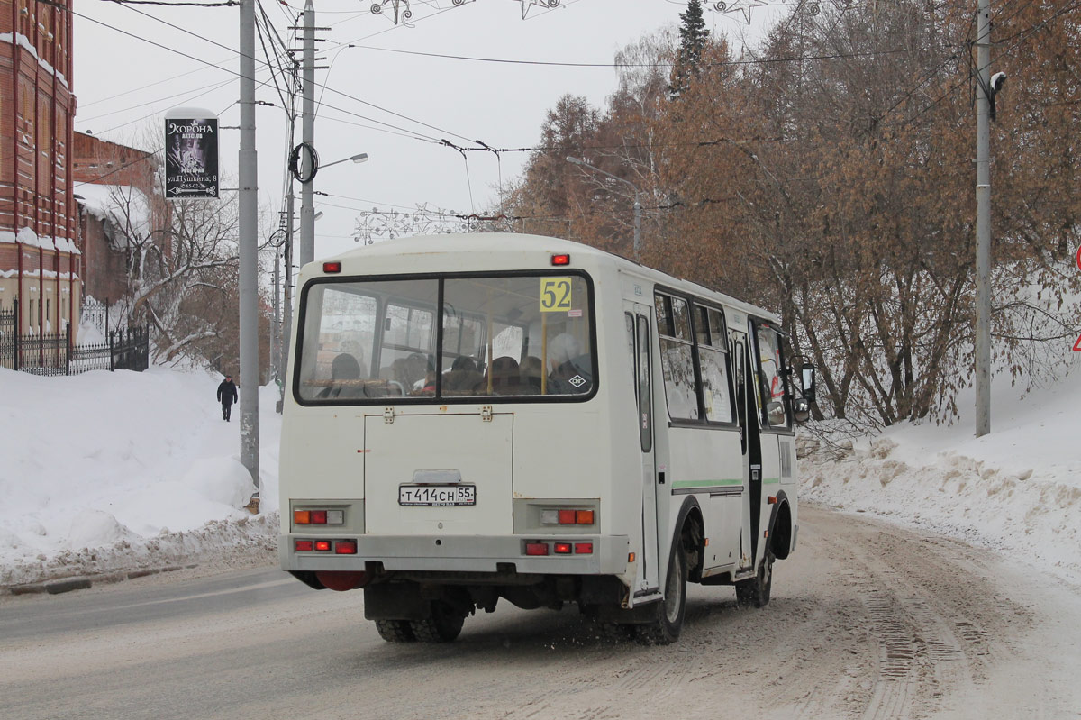 Томская область, ПАЗ-32053 № Т 414 СН 55