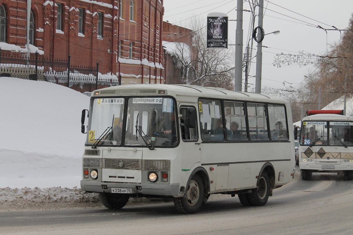 Томская область, ПАЗ-32054 № К 238 НР 70