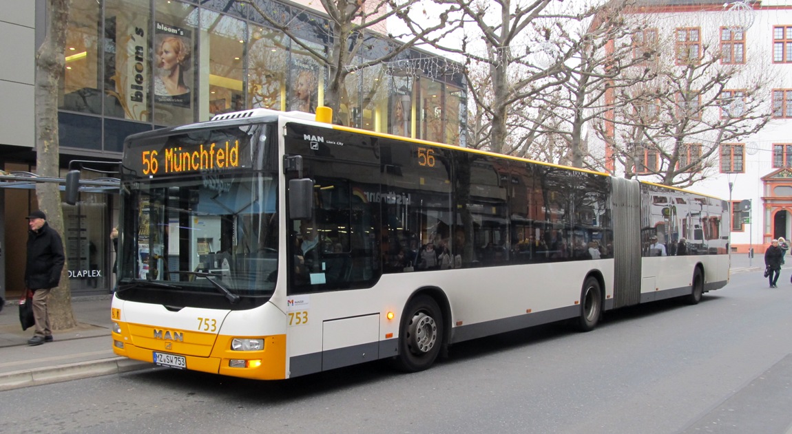 Рейнланд-Пфальц, MAN A23 Lion's City G NG313 № 753