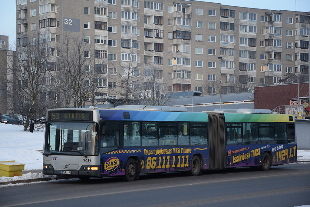 Литва, Volvo 7700A № 749