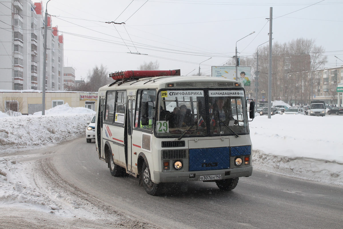 Томская область, ПАЗ-32054 № Х 307 ЕН 142