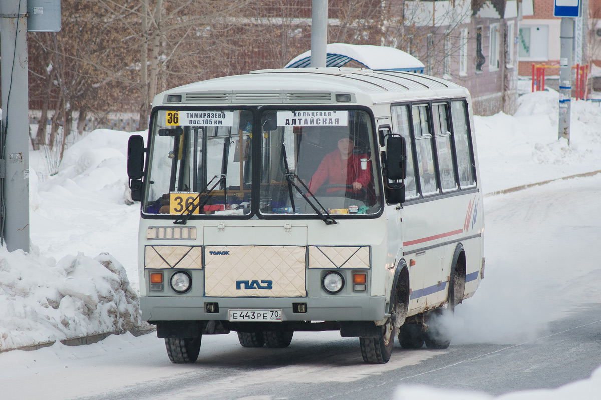 Томская область, ПАЗ-32054 № Е 443 РЕ 70