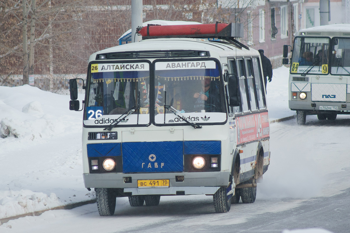 Томская область, ПАЗ-32054 № ВС 491 70