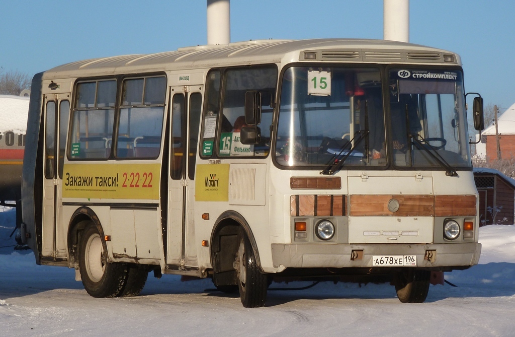 Свердловская область, ПАЗ-32054 № А 678 ХЕ 196