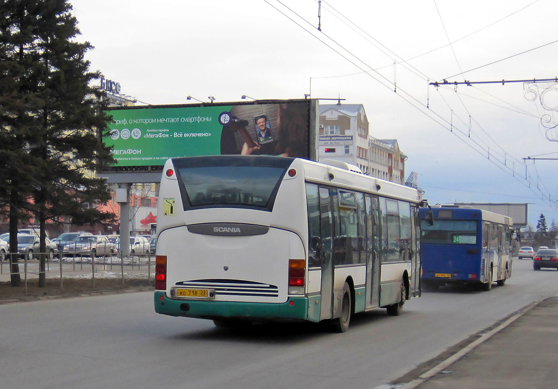 Алтайский край, Scania OmniLink I (Скания-Питер) № АО 718 22