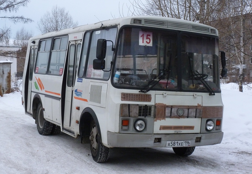 Свердловская область, ПАЗ-32054 № А 581 ХЕ 196