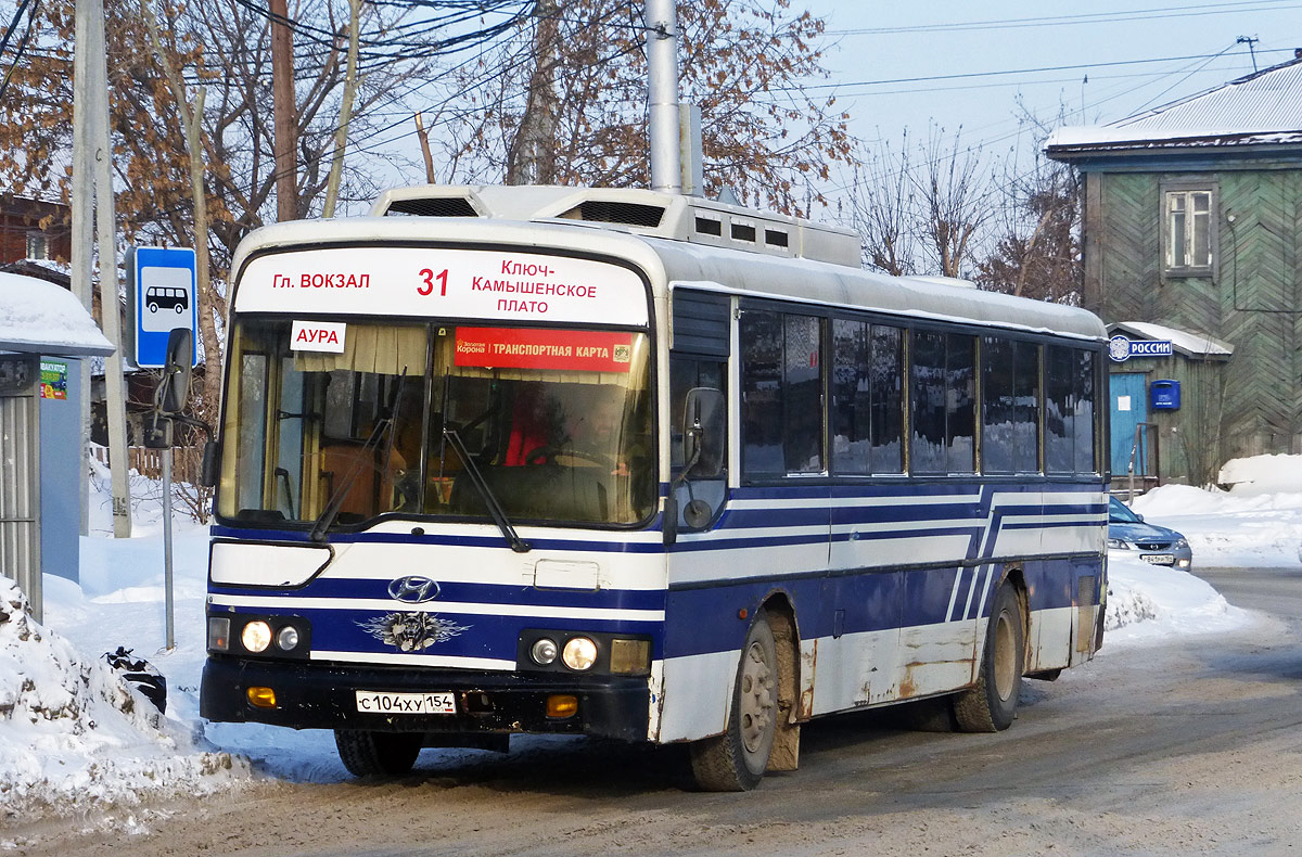 Novosibirsk region, Hyundai AeroCity 540 Nr. С 104 ХУ 154