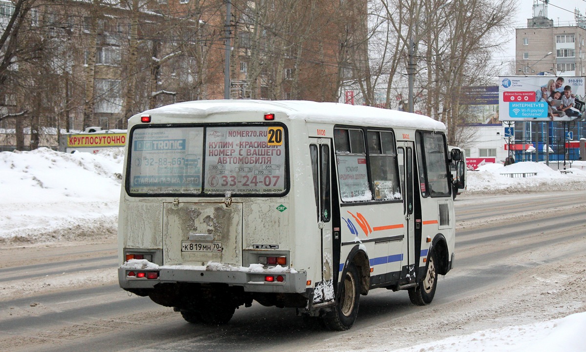 Томская область, ПАЗ-32054 № К 819 МН 70