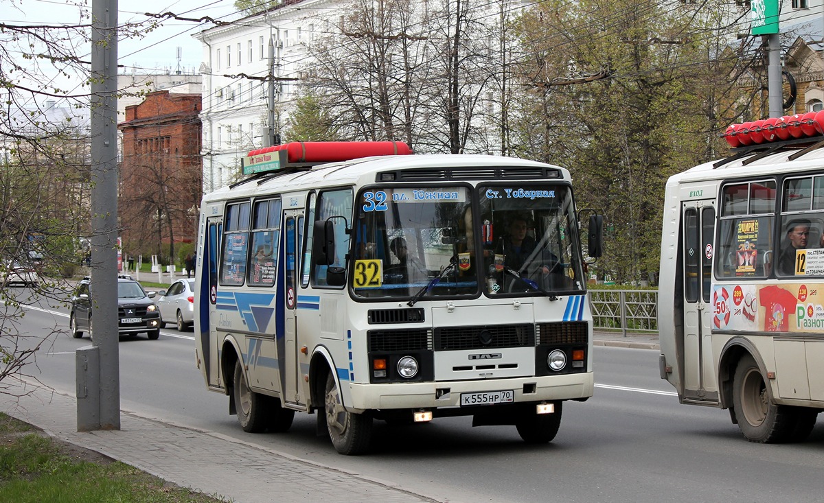 Томская область, ПАЗ-32054 № К 555 НР 70