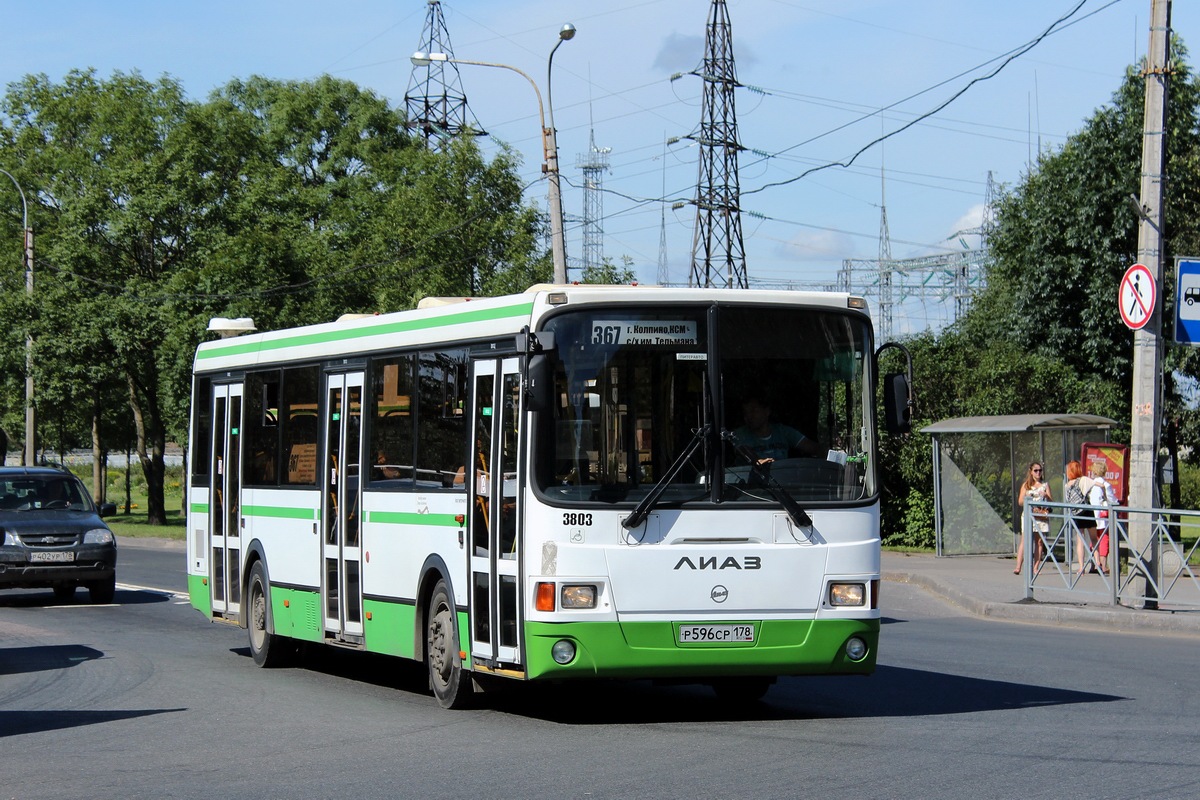 Санкт-Петербург, ЛиАЗ-5293.60 № 3803