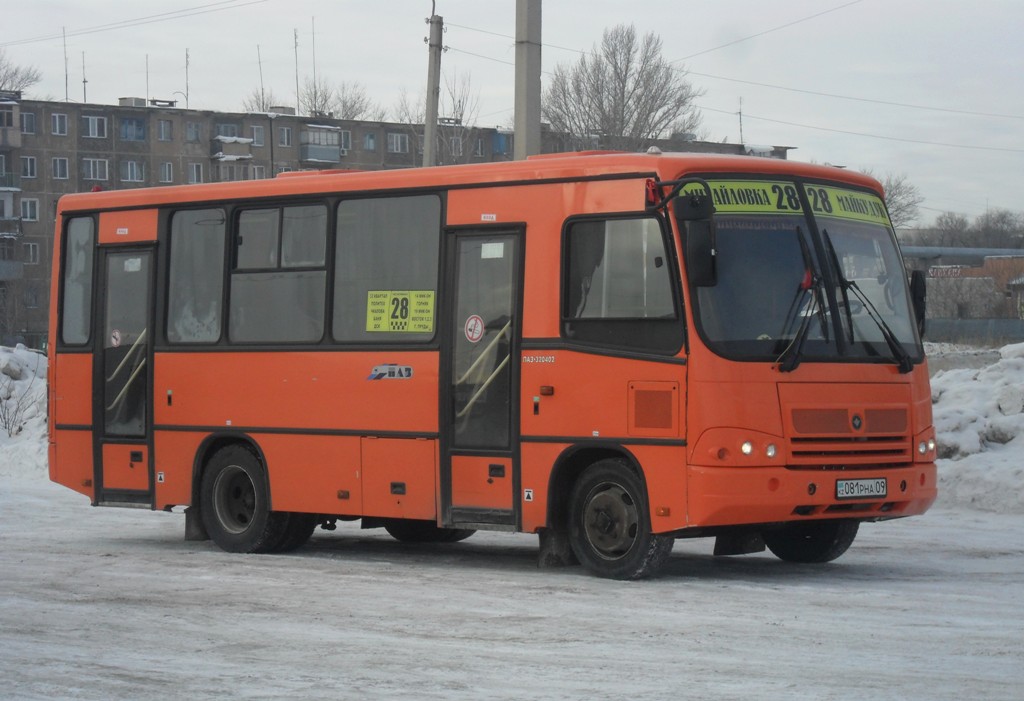 Карагандинская область, ПАЗ-320402-05 № 081 PHA 09