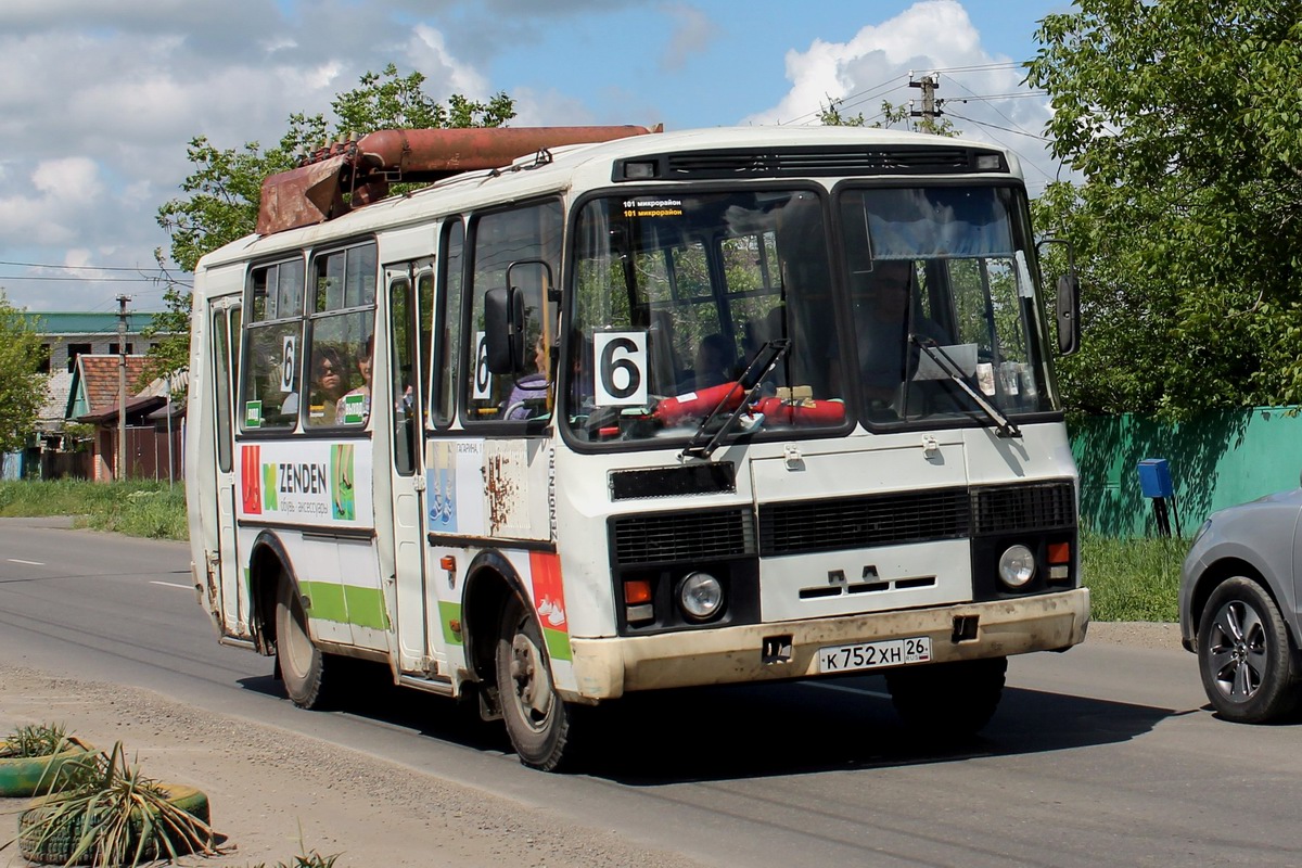 Ставропольский край, ПАЗ-32054 № К 752 ХН 26