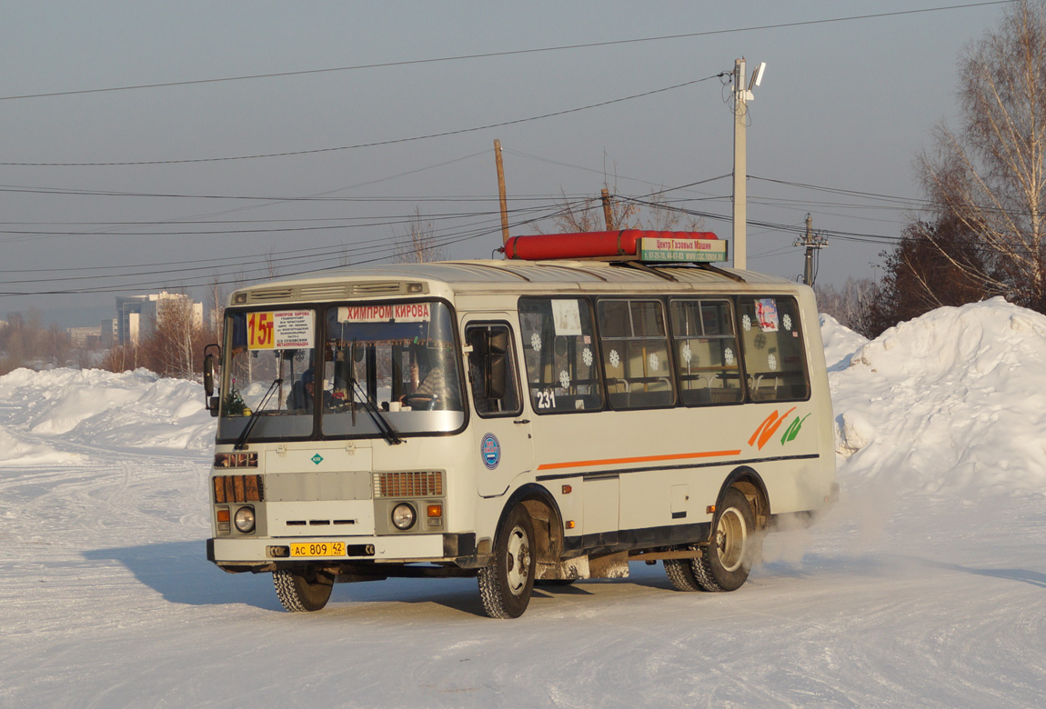 Кемераўская вобласць-Кузбас, ПАЗ-32054 № 231