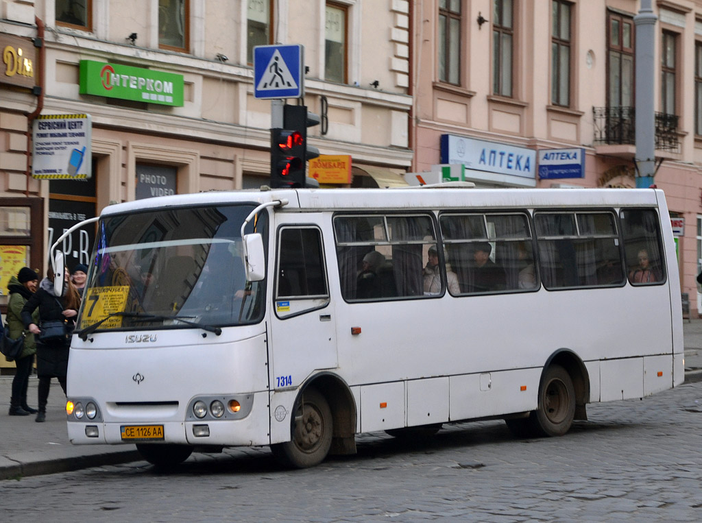 Черновицкая область, Богдан А09202 (ЛуАЗ) № CE 1126 AA