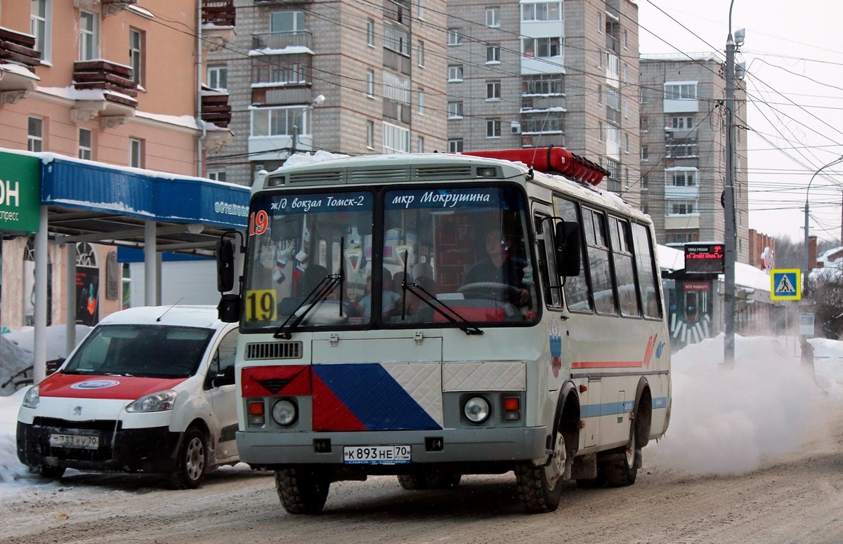 Томская область, ПАЗ-32054 № К 893 НЕ 70