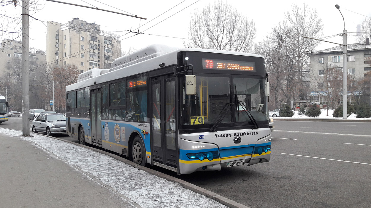 Almaty, Yutong ZK6118HGA č. 585