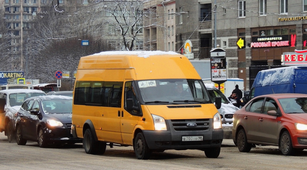 Санкт-Петербург, ГолАЗ-3030 (Ford Transit) № В 703 ОВ 98