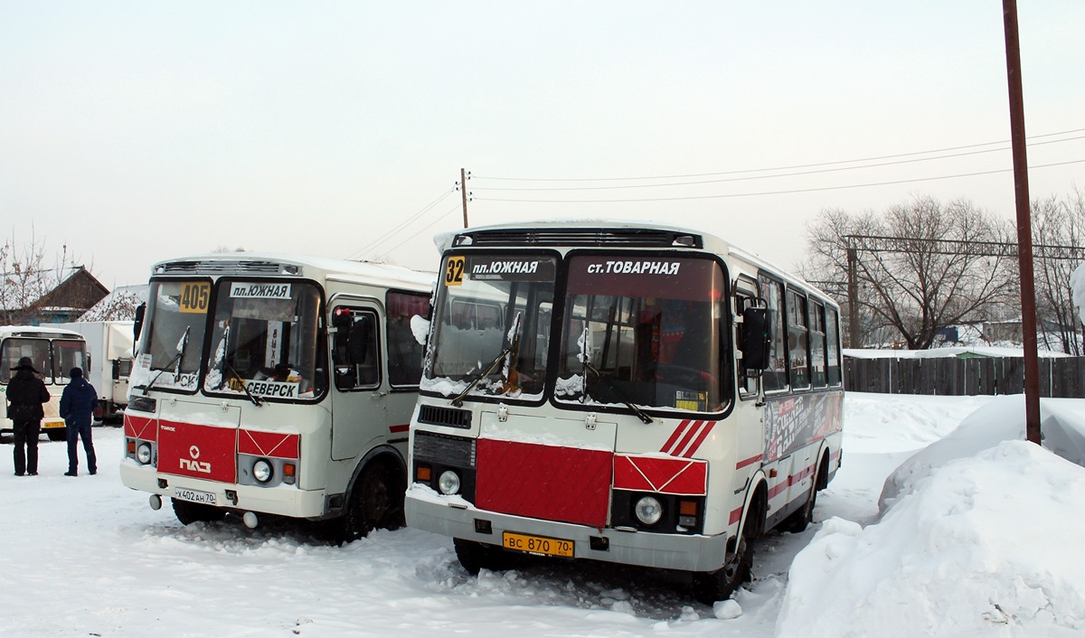 Томская область, ПАЗ-32051-110 № ВС 870 70