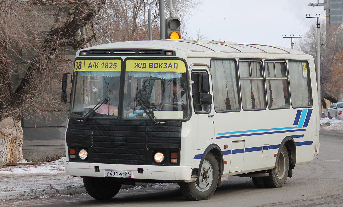 Оренбургская область, ПАЗ-32054 № У 491 РС 56