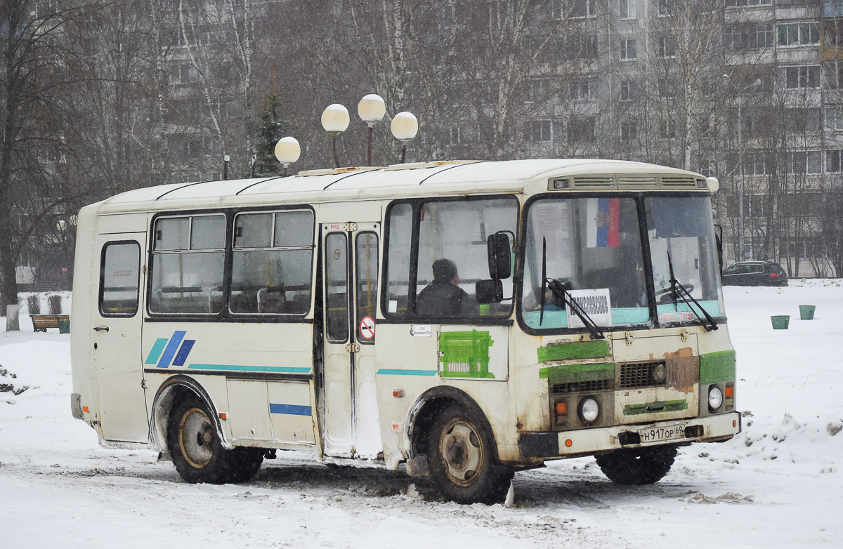 Тверская область, ПАЗ-32053 № Н 917 ОР 69