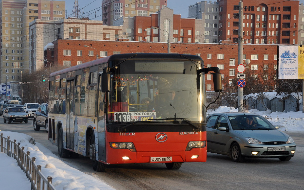 Омская область, Higer KLQ6118GS № О 009 ЕЕ 55