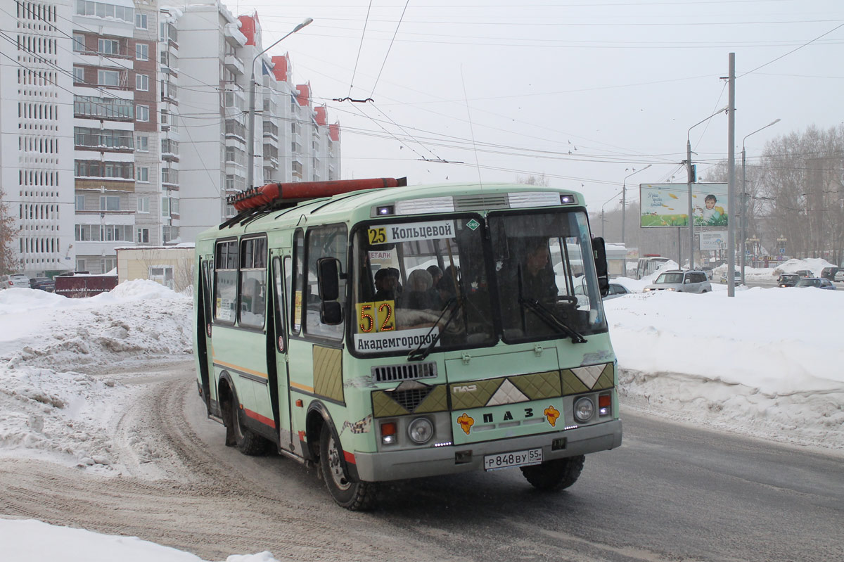 Томская область, ПАЗ-32053 № Р 848 ВУ 55