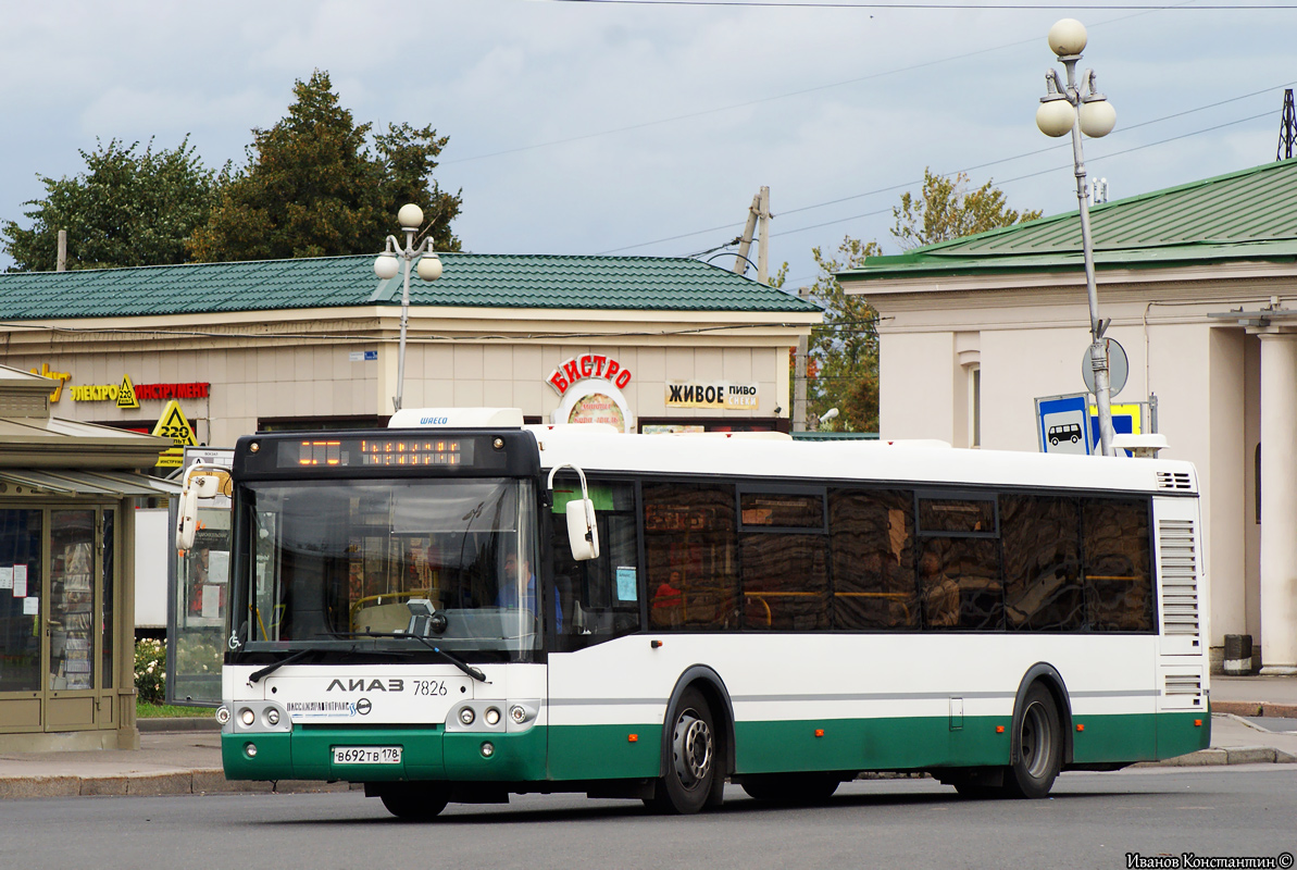 Санкт-Петербург, ЛиАЗ-5292.60 № 7826