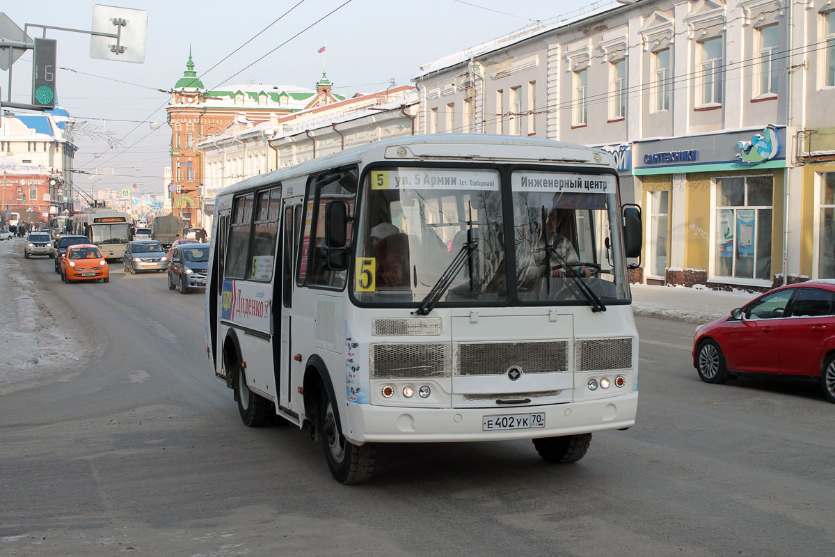 Томская область, ПАЗ-32054 № Е 402 УК 70