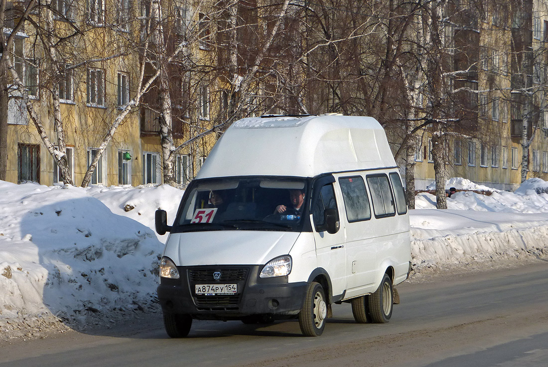 Новосибирская область, Луидор-225000 (ГАЗ-322133) № А 874 РУ 154