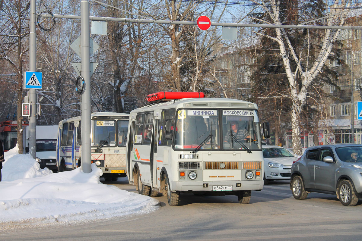 Томская область, ПАЗ-32054 № К 842 ЕМ 70