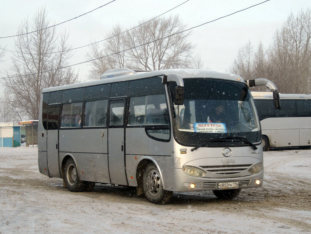 Татарстан, Higer KLQ6720B1L № О 802 РК 116