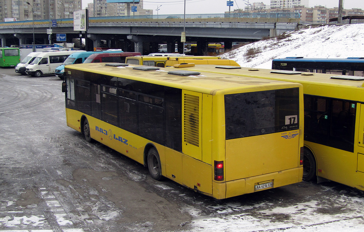 Киев, ЛАЗ A183D1 № 7256