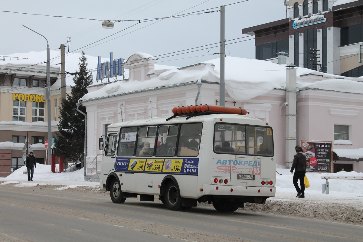 Томская область, ПАЗ-32054 № К 030 КМ 70