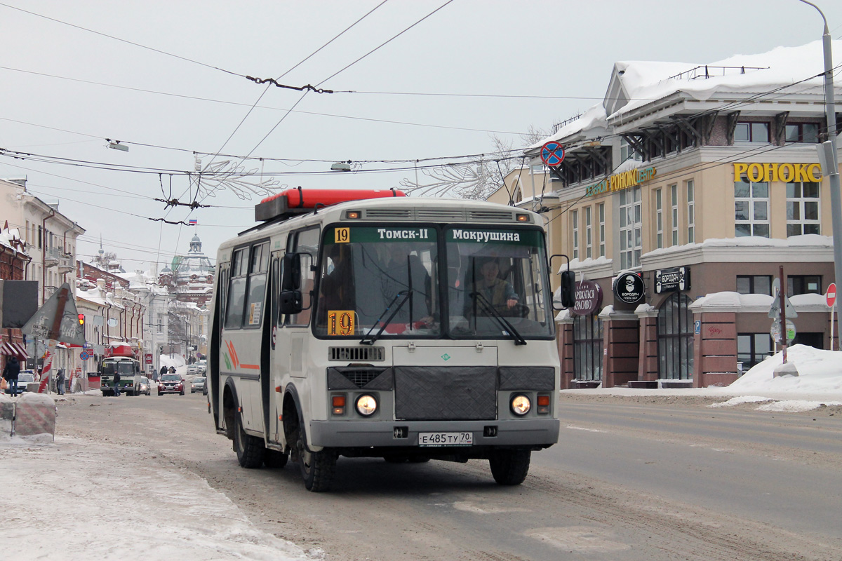 Томская область, ПАЗ-32054 № Е 485 ТУ 70