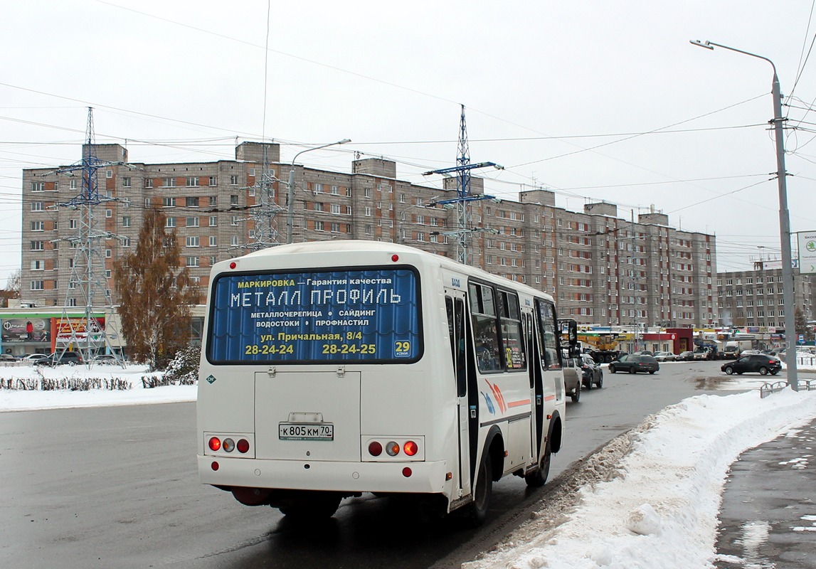 Томская область, ПАЗ-32054 № К 805 КМ 70