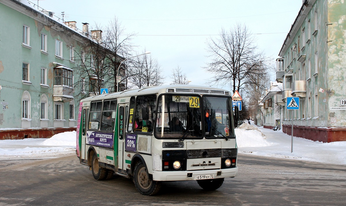 Томская область, ПАЗ-32054 № Е 519 ХУ 70