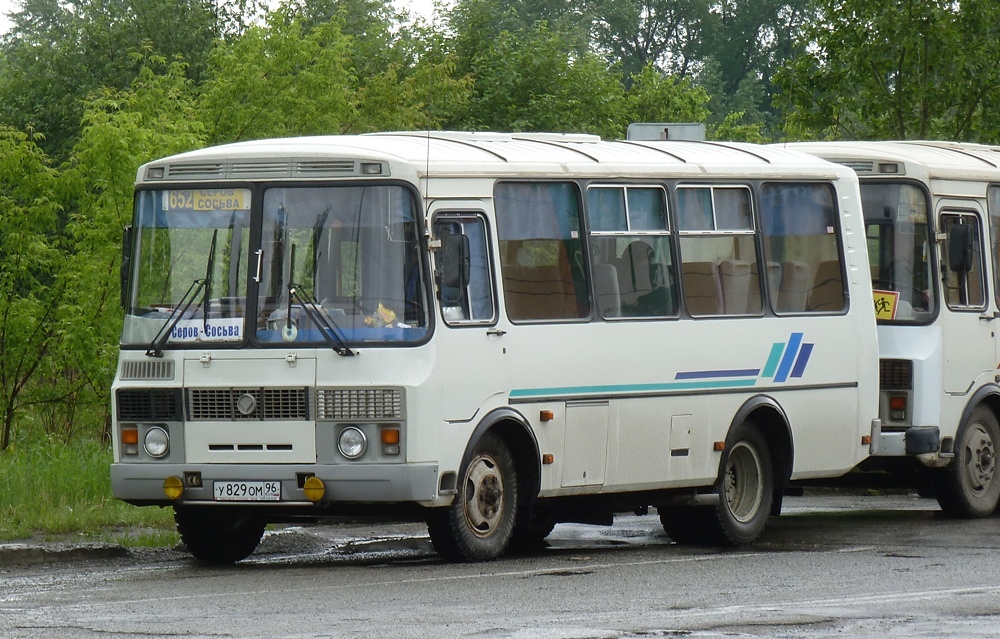 Свердловская область, ПАЗ-32053 № У 829 ОМ 96