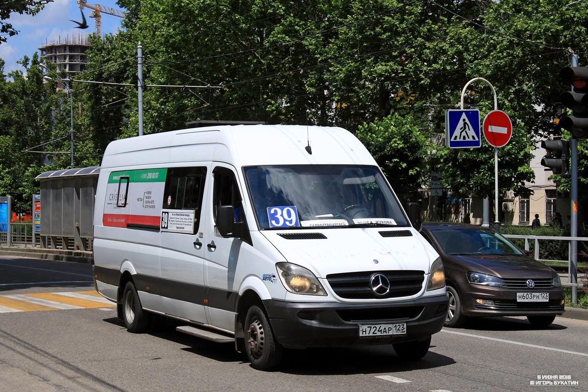 Краснодарский край, Луидор-22360C (MB Sprinter) № Н 724 АР 123