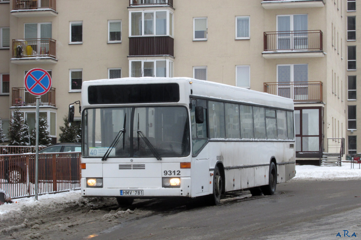 Литва, Mercedes-Benz O405N № 9312