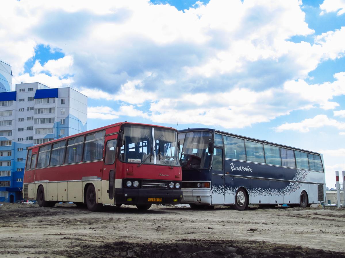 Ульяновская область, Ikarus 256.74 № АС 656 73; Ульяновская область, Setra S215HD № Н 129 АР 73; Ульяновская область — Разные фотографии