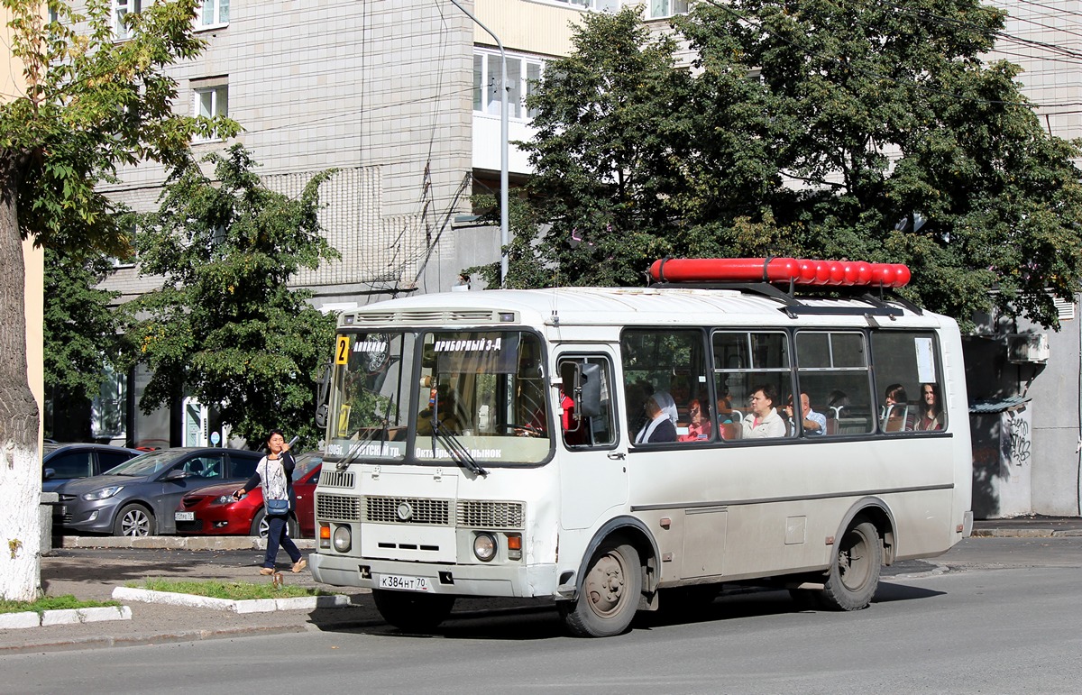 Томская область, ПАЗ-32053 № К 384 НТ 70