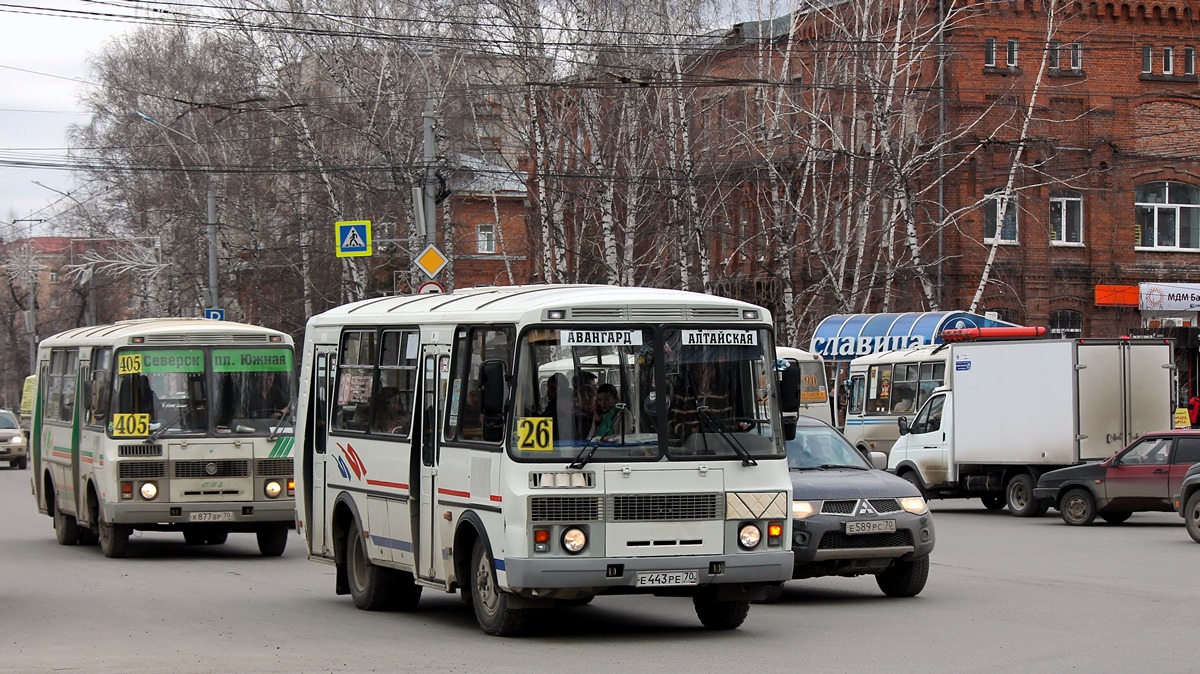 Томская область, ПАЗ-32054 № Е 443 РЕ 70