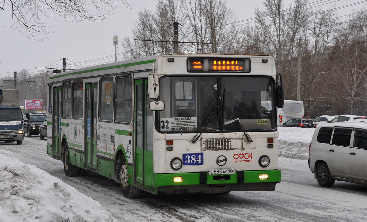 Омская область, ЛиАЗ-5256.45 № 384